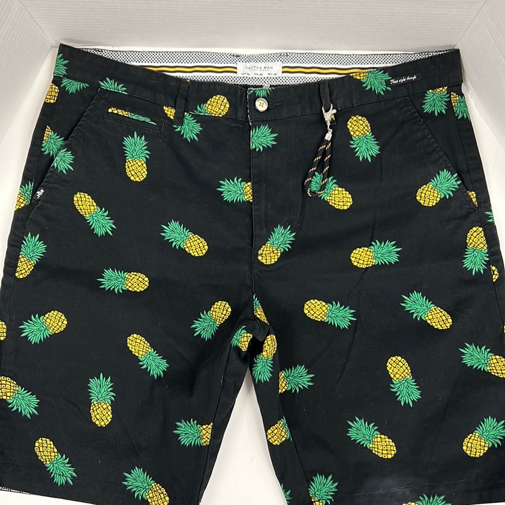 Cactus Man Ricky Singh Pineapple Shorts Size 36